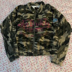 Von Dutch Camouflage Jean Jacket